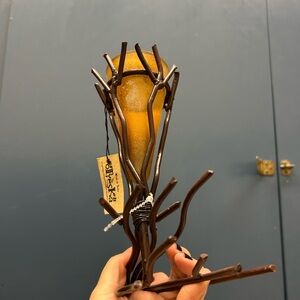 Treska Brown and Yellow Artistic Sculpture